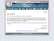Tablet Screenshot of fishingmapsplus.com